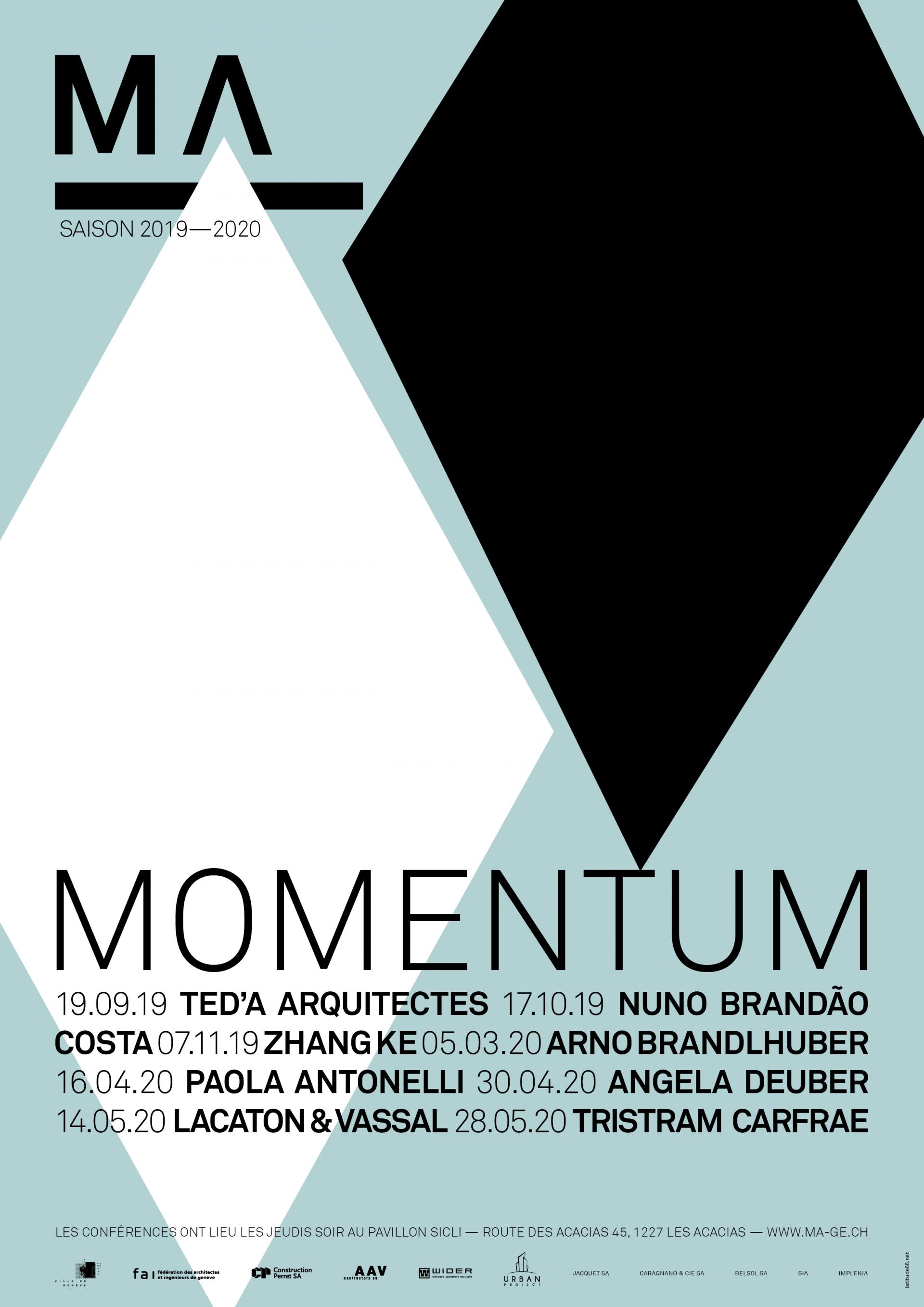 affiche saison MA 2019-2020 MOMENTUM 